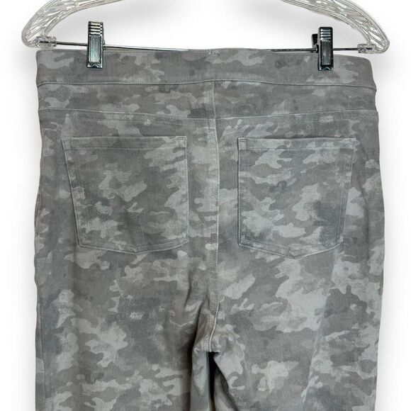 Spanx Camo Jean-ish Ankle Leggings Women Size L High Waist Pull‎ On Stone Wash - Picture 5 of 9